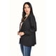 thumbnail image 2 of Blazer manga 3/4 Roman Fashion /Juvenil, 12255 (Negro) negro M, 2 of 5