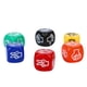 thumbnail image 4 of Juego de dados acrílicos poliédricos | Dados de resina multicara | Paquete de 6 piezas | Dados de juego grandes de 2 cm | Surtido Colorido | Accesorios para juegos de mesa RPG | Dados multicolores, 4 of 7