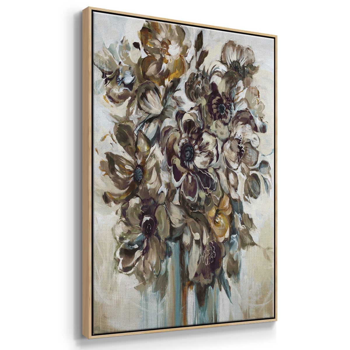 Wild At Heart VI Framed Premium Gallery Wrapped Canvas - Ready to Hang - 25 x 37 - Natural Wood Floating Frame