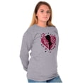 thumbnail image 5 of Betty Boop Fans Lovers Cute Heart Women's Long Sleeve T Shirt Brisco Brands S, 5 of 6
