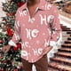 thumbnail image 4 of Camisa hawaiana de manga larga de moda para hombre, para socializar en la playa, forro 2024, camisa de hombre de alta gama, camisa estampada en 3D, nieve navideña, 4 of 5
