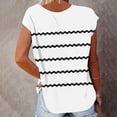 thumbnail image 5 of Womens Tops Trendy Summer 2026 Womens 3/4 Sleeve Tops Petite Plus Size Blouses For Women 3X Short Sleeve T Shirts For Women Loose Fit, 5 of 6