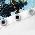 thumbnail image 5 of Erosebridal Vintage Anchor Curtains Teal Aqua Blue Blackout Curtains, Nautical Themed Curtains & Drapes Retro Compass Lighthouse Bedroom Curtains, Coastal Farmhouse Lodge Cabin Window Treatments, 5 of 6
