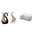 thumbnail image 1 of estatua de cisne,Figuras de cisne,estatuas,decoración del hogar,fiesta de bodas,Cesta de almacenamiento,Cesta organizadora de almacenamiento de cocina colgante de alambre,Organizador de pared, 1 of 8