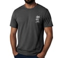 thumbnail image 4 of Leey-World Men's 2 Pack Acid Wash Cotton T-Shirts Oversized Unisex Short Sleeves Summer Casual Basic Tee Tops T Shirt for Men(Grey,M), 4 of 5