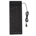 thumbnail image 1 of Silicone Keyboard,Foldable Silicone Keyboard 85 Wired Keyboard USB Wired Keyboard Versatile Functionality, 1 of 9