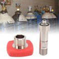thumbnail image 1 of Convertidor de tanque de CO2 inoxidable sin fugas acero inoxidable operación segura fácil instalación adaptador de cilindro G5/8 a M16x15 para recarga ANGGREK Otros, 1 of 8