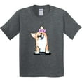 thumbnail image 3 of Inktastic Corgi Puppy Girl Youth T-Shirt, 3 of 5