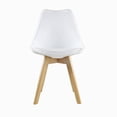 thumbnail image 4 of Set de 4 Sillas de Comedor Acojinadas Frankfurt Blanco Mundo In Casa, 4 of 10