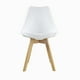 thumbnail image 4 of Set de 4 Sillas de Comedor Acojinadas Frankfurt Blanco Mundo In Casa, 4 of 10