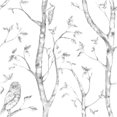 thumbnail image 1 of Woods Peel and Stick Wallpaper, Grey, 1 of 1