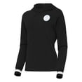 thumbnail image 2 of Women's Antigua Black Pittsburgh Steelers Trek Raglan Pullover Hoodie, 2 of 3