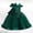 Dark Green, variant on Flower Girl Dress Off Shoulder Bow Evening Gown Pageant Dress Birthday Parties Stage Performances Toddler Girls Party Wedding Dresses ,Size 3-4 Years