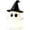 Z-with Witch Hat, variant on Halloween Ghost Figurine,Cute Statue Halloween Figurines Cute Statue Small Scary Figurines Halloween Decorations Coffee Table Centerpieces Shelf Display