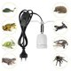 thumbnail image 3 of Portalámparas de calor para reptiles, E27, 400 W, 1,8 mm, cable giratorio de cerámica con interruptor y pinza para mascotas, lagartos, tortugas y reptiles, 3 of 5