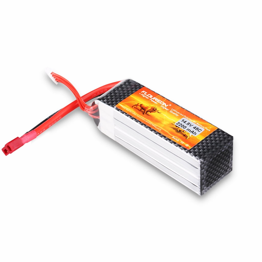 FLOUREON 4S Lipo Battery 14.8V lipo Battery jst, RC Lipo Batteries 45C