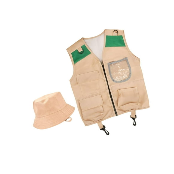 Kids Costume Vest Hat for Fishing
