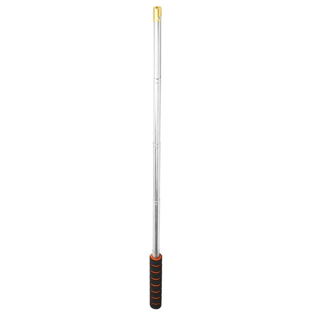 LLC Fishing Net Telescoping Pole Handle Portable Stainless Steel 26‑75cm  Extension Rod