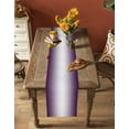 thumbnail image 4 of Dark Purple Ombre Table Runner Purple White Gradient Modern Abstract Art Tablerunners 13 x 70 Inch, Table Decorations Tabletop Scarf for Summer Gathering Holiday Farmhouse Kitchen Dining Decor, 4 of 6