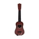 thumbnail image 5 of Ukelele de juguete para niños, mini guitarra de 4 cuerdas, instrumento musical de juguete marron oscuro, 5 of 9