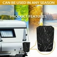 thumbnail image 6 of Yuyamidu Black Marble Print Electric Tongue Jack Cover, 300D Polyester RV Jack Cover RV Electric Jack Cover Camper Travel Trailer Jack Cover for Outside Protection, 6 of 7