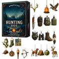 thumbnail image 2 of Hunting Theme Advent Calendar 2025, 24 Days Christmas Countdown Calendar with 2D Acrylic Hunting Charms, Outdoor Adventure Holiday Decor for Seasonal Display, 2 of 8