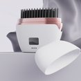 thumbnail image 1 of Cepillo alisador de cabello inalámbrico - Calentamiento rápido de 20 segundos, 3 configuraciones de temperatura, recargable, herramienta de peinado para escaldar el cabello, cepillo alisador, 1 of 2