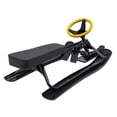 thumbnail image 2 of Steel Snow Racer Sled for 3-15 Years Old Kids Snow Runner Bike Sled Black, 2 of 7