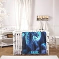 thumbnail image 4 of Dragon Blanket Blue Dragon Blanket Gift for Woman Man Girls Boys Dragon Gift for Dragon Lovers Soft Flannel Blue Dragon Blanket for Living Room Sofa Couch Decor 60"x80"for Adult, 4 of 5