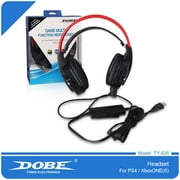 PS4 Gaming Headset Game Stereo Sound Video Gamer Wired Headphones for Xbox One, PS4, PC, Laptop and Mobile Device 3.5mm Connection