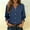 Navy, variant on Womens Pleated Chiffon Blouses 3/4 Sleeves Button Down Shirts Business Casual Tops Work Office Tshirt Solid Color Top Dressy Casual Blouses Trendy Outfit 2026 Dressy Blouse