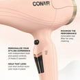 thumbnail image 5 of Tayshia by Conair Tourmaline Ceramic Pro All Hair Types Hair Dryer With Less Frizz and Less Damage 803, 5 of 20