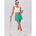 thumbnail image 5 of Pinspark Tennis Skirts for Women V-Waisted Athletic Skort Quick Dry Golf Skirts with 2 Pockets Shorts, 5 of 6