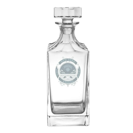 

New York Knicks 23.75oz. Frost Baroque Glass Decanter
