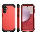 thumbnail image 2 of Dteck Case for Samsung Galaxy A14 5G,Shockproof Rubber Armor Silicone Rugged Case Hybrid Hard Back Phone Cover, Red, 2 of 7