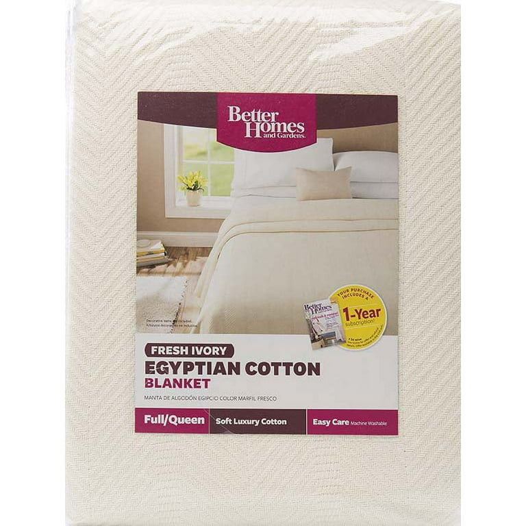 Better Homes Gardens Egyptian Cotton Blanket 1 Each Walmart