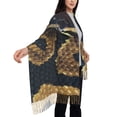 thumbnail image 4 of Sikiie Ball Phyton Snake Shawl Wraps Big Scarf Tassel Fall Winter Thick Scarf Warm Shawl Women Fall Gifts, 4 of 8