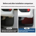 thumbnail image 4 of 4×Red Universal Car Mud Flaps Mudguard Splash Guards Front&Rear Set Dirty Fender, 4 of 4