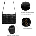 thumbnail image 4 of Bolso cruzado tejido para mujer, bolso bandolera pequeño, bolso cuadrado, 4 of 5