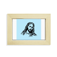 thumbnail image 1 of Retrato del Salvador Unbranded Escritorio de madera 5x7 pulgadas marco de foto, 1 of 4