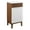 Walnut, variant on Modway Render 18" Particleboard Bathroom Vanity Cabinet in White/Walnut
