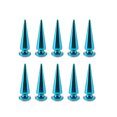 thumbnail image 1 of 10 Pcs Metal Spike Rivets and Studs Screw Back for DIY Leather Craft (Blue), 1 of 9