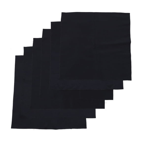 WASHWEPE Napkin Cloth Black 6Pcs People Who Care About Others 18.9x18.9in