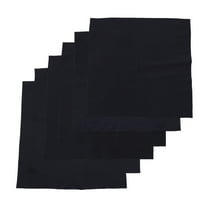 WASHWEPE Napkin Cloth Black 6Pcs People Who Care About Others 18.9x18.9in