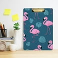 thumbnail image 6 of Coolnut Flamingo Clipboard, Acrylic Standard A4 Letter Size Clip Board with Low Profile Clip for Office, Classroom, Doctor, Nurse and Teacher, 12.5"x9", 6 of 7