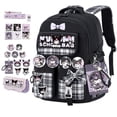 thumbnail image 1 of Mochila escolar Roffatide Anime Kuromi para niñas y niños con Acc, 1 of 7
