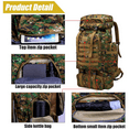 thumbnail image 4 of Military Tactical Backpack Novashion 80L Large Capacity Camping Hiking Backpack Rucksack Waterproof Traveling Daypack for Outdoor, Gift for Boy and Girl, 4 of 7