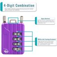 thumbnail image 4 of WWS-4 Digit Cable Combination Locks 12 inches Cable for School Gym Locker,Helmet,Filing Cabinets,Toolbox,Luggage Suitcase,knapsack,Cable 3mm Diameter,Purple(2 Pack), 4 of 4