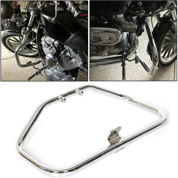 Kojem Engine Highway Guard Crash Bar Chrome Fit for 1984-2003 Harley Sportster 883 1200