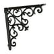 thumbnail image 5 of Soporte decorativo para estante, soporte de estantería de metal estilo vintage para montaje en pared, ideal para garaje, cocina y hogar. L, 5 of 8